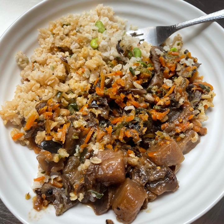 review photo of Mindful Chef Miso aubergine with edamame shared by @kaythevegan on 06 Jul 2021 - review