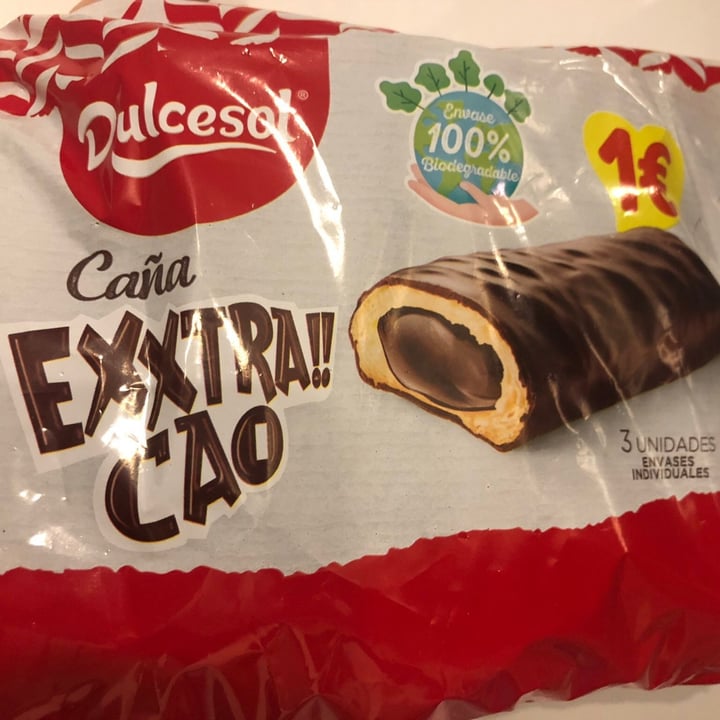 photo of Dulcesol Cañas Extra Choco caña de crema shared by @heiru on  01 Dec 2021 - review