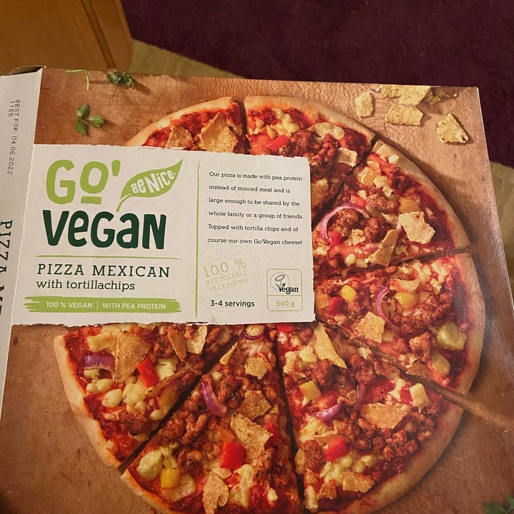 photo of go' vegan Pizza Mexican With Tortilla Chips shared by @j9of7 on  15 Oct 2021 - review
