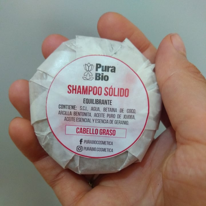 photo of PuraBio cosmetica Shampoo Solido shared by @valengr on  21 Dec 2020 - review