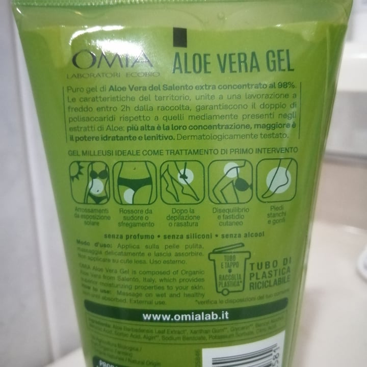 photo of Omia Laboratoires aloe vera gel shared by @valevalentina on  30 Sep 2022 - review