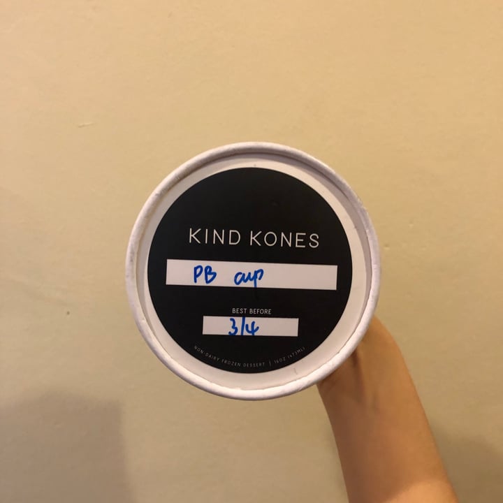 photo of Kind Kones Peanut Buttercup Ice Cream shared by @nicnicnic on  01 May 2020 - review