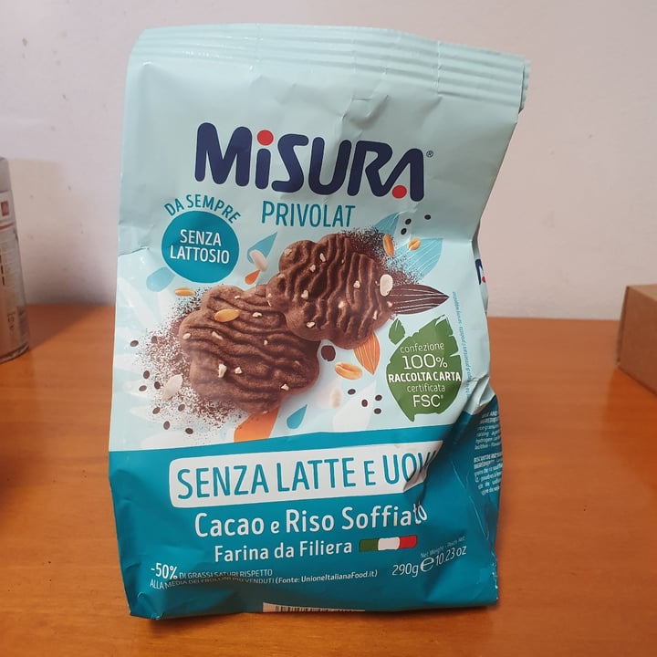 review photo of Misura Biscotti con cacao e riso soffiato - Privolat shared by @letireds on 19 Jul 2022 - review