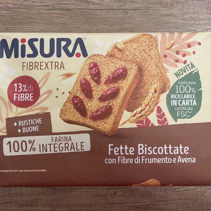 photo of Misura Fette biscottate con fibre Di Frumento E Avena shared by @alicecaputo on  10 Apr 2022 - review