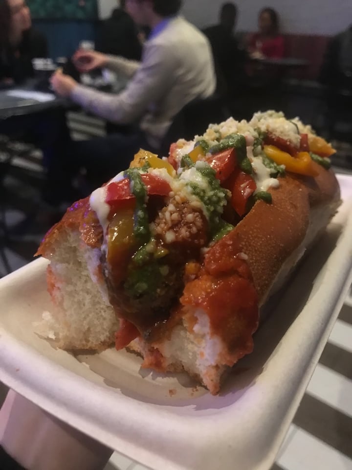 photo of by CHLOE. Covent Garden Pesto Meatball shared by @mariaubergine on  26 Nov 2019 - review