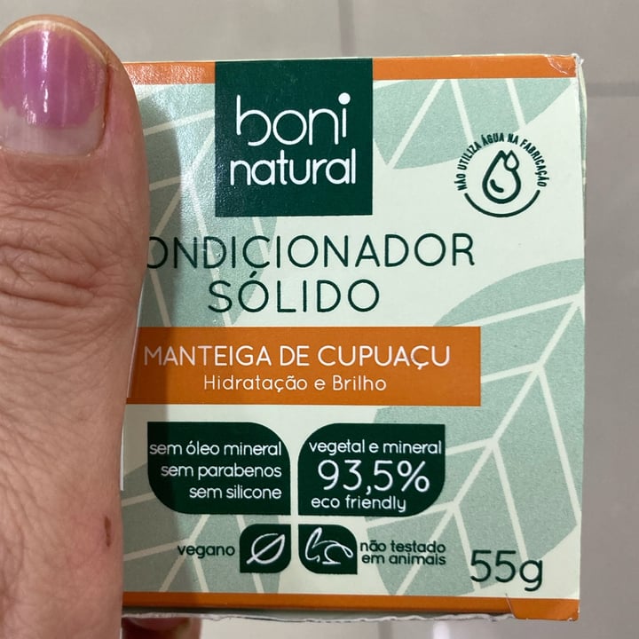 photo of Boni natural condicionador  sólido shared by @meditarnaescola on  11 Jun 2022 - review