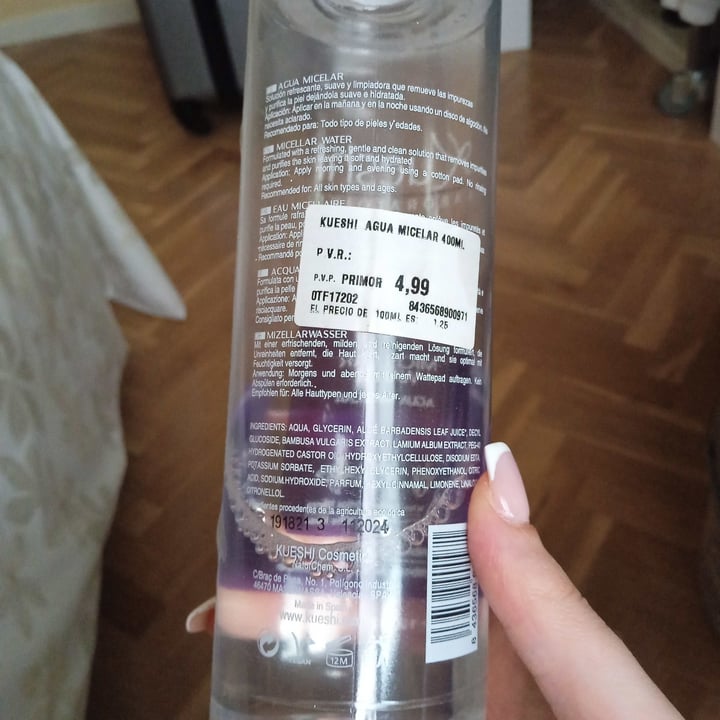 review photo of Kueshi Agua Micelar shared by @cejoteando on 16 Sep 2022 - review