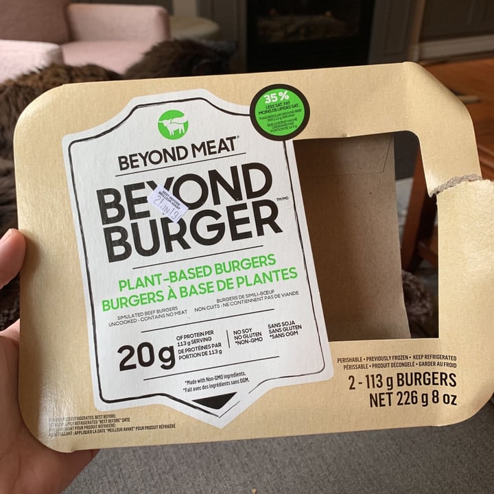 photo of Beyond Meat Beyond Burger Plant-Based Burger 19g shared by @linnyrw on  11 Jun 2021 - review