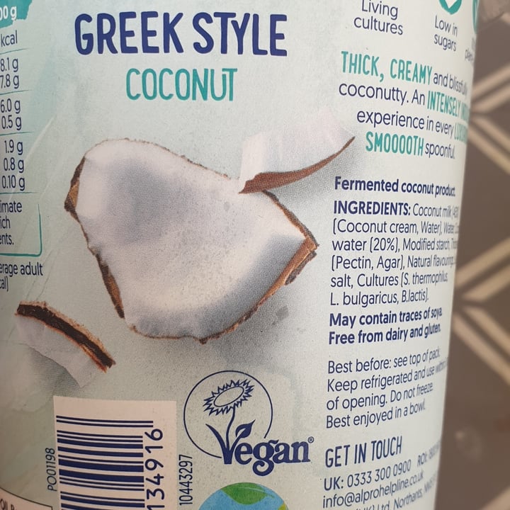 photo of Alpro Greek Style Coconut shared by @analaisamatos on  16 May 2022 - review