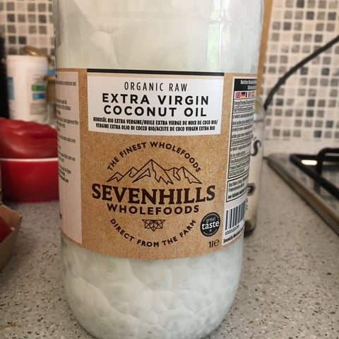 Sevenhills Wholefoods 1L Organic Extra Virgin Raw Coconut Oil