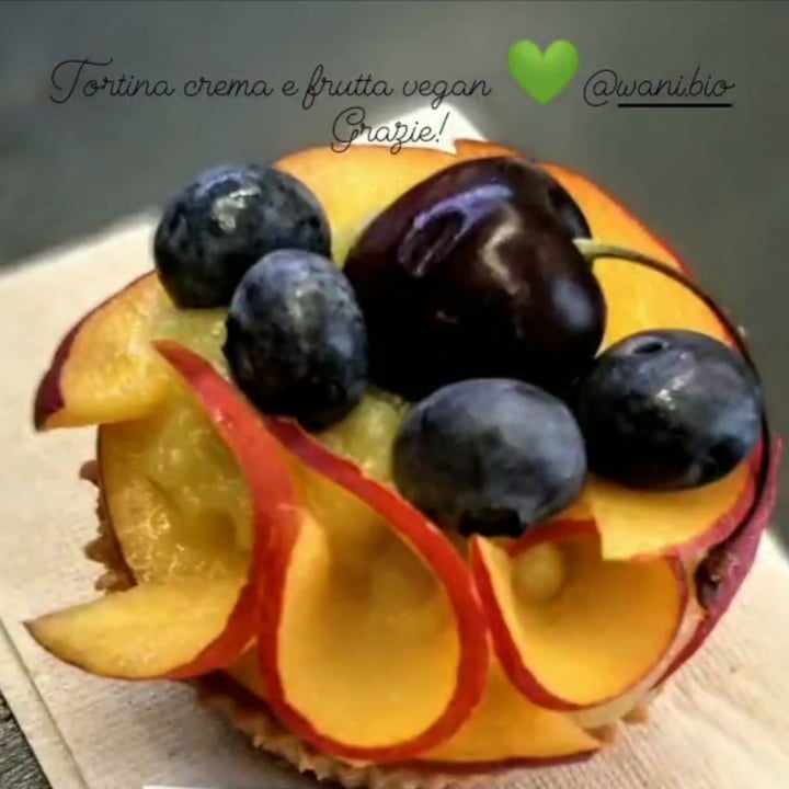 photo of Wani - Vegan Bakery Crostatina di crema e frutta shared by @eppurvegano on  25 Jul 2021 - review