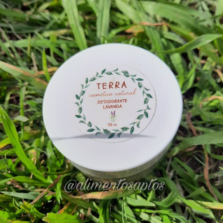 photo of Terra Cosmética Natural Desodorante de Lavanda shared by @alimentosaptosvegan on  11 Aug 2020 - review