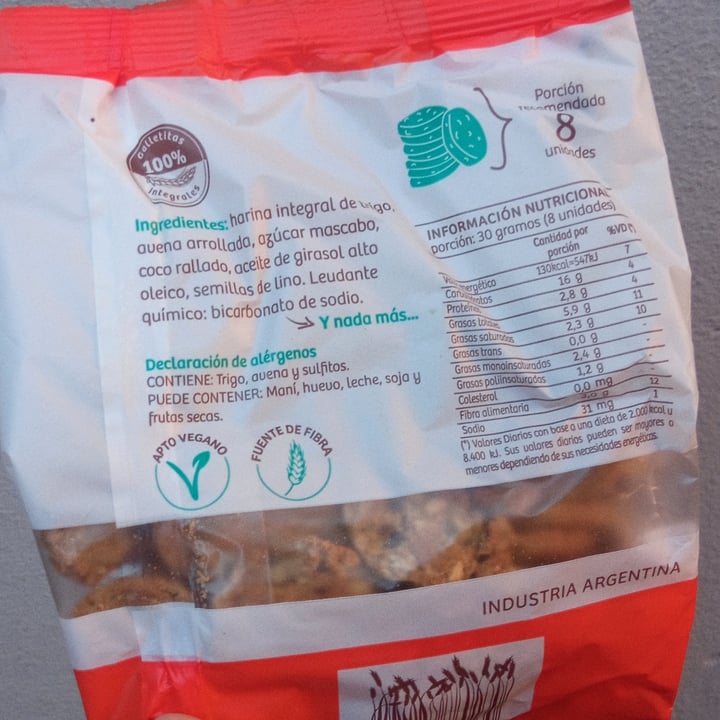 photo of Zafran Galletitas Avena, Coco y Lino shared by @almendra16 on  03 Jan 2022 - review