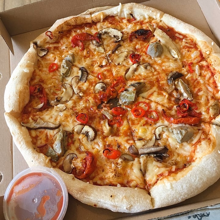 photo of Pure Pizza Morningside Vegan Cheese Sourdough Craft Your Own 12” Pizza shared by @katelouisepowell on  03 Apr 2020 - review