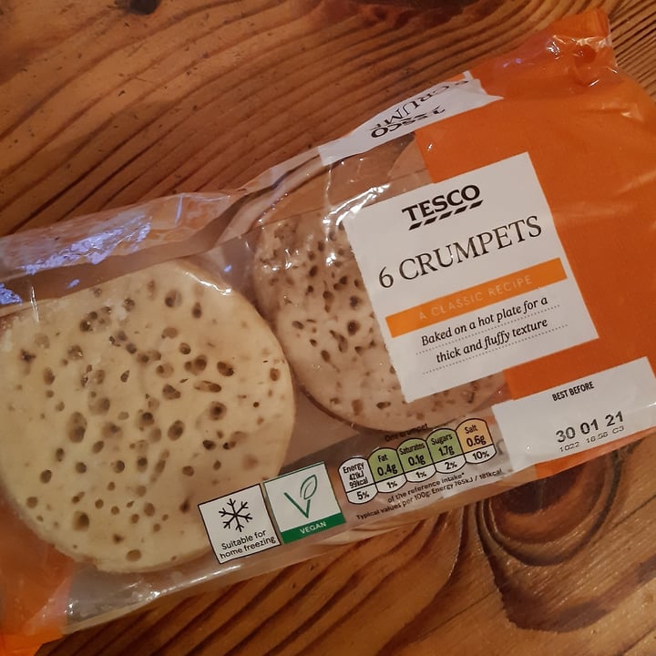 photo of Tesco 6 crumpets shared by @janxr on  29 Jan 2021 - review