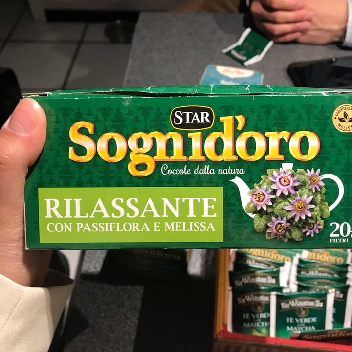 photo of Sognid'oro Tisana Rilassante - passiflora e melissa shared by @fedussa on  10 Apr 2022 - review