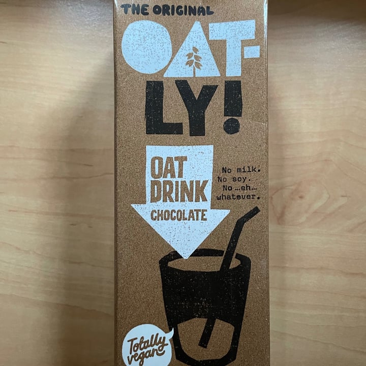 photo of Oatly Oat Drink Chocolate shared by @plantana on  29 Apr 2021 - review