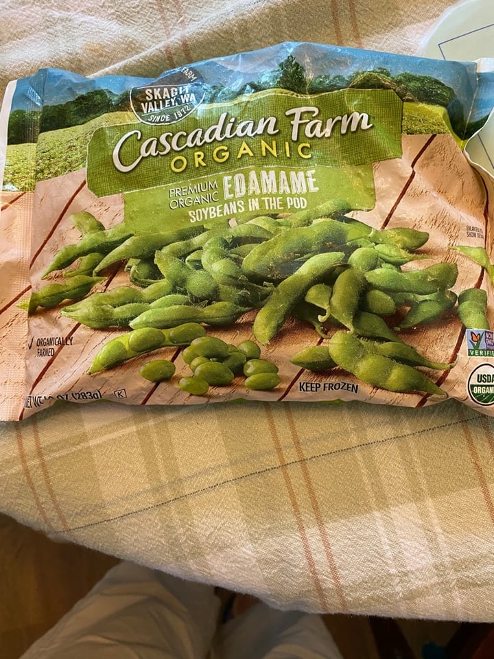 photo of Cascadian Farm Organic Edamame Soybeans in the Pod shared by @veganevansgrandma on  19 Apr 2020 - review