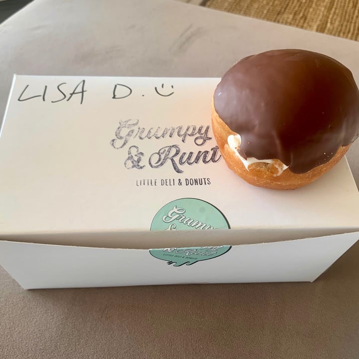 photo of Grumpy & Runt | Little Deli & Donuts Boston Creme Filled shared by @lisadeboer on  29 Aug 2021 - review