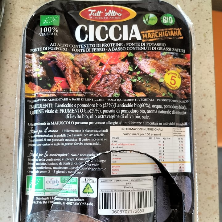 photo of Tutt'altro Ciccia marchigiana shared by @aletoky22 on  31 Aug 2022 - review