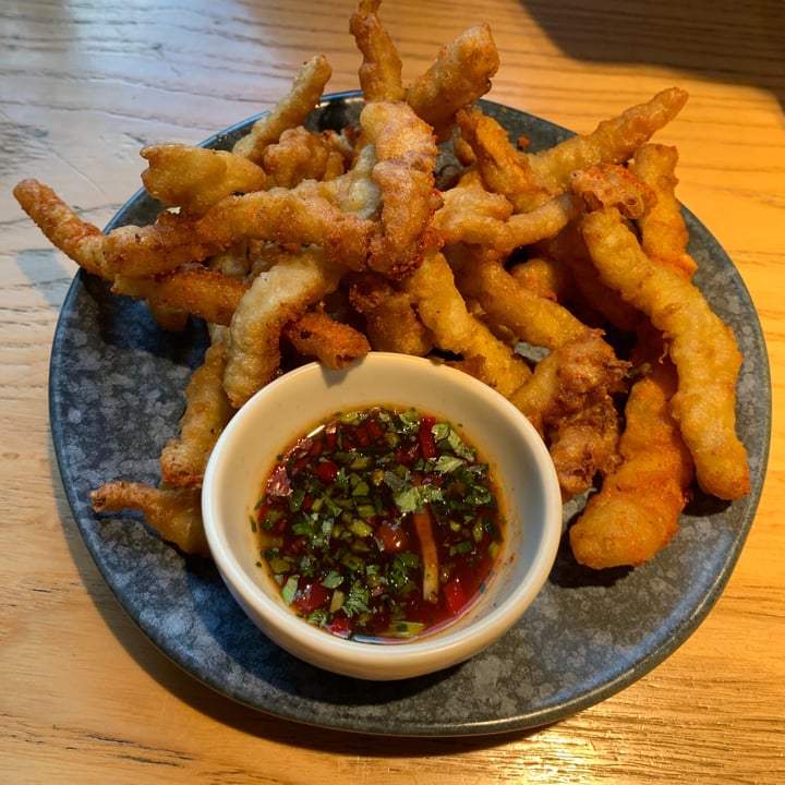 photo of Wagamama Leicester Vegan Chilli ‘Squid’ shared by @veganlinda on  14 Jul 2021 - review