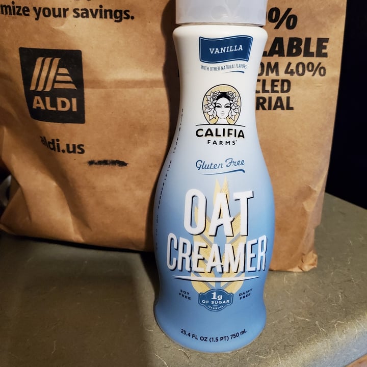 photo of Califia Farms Oat Creamer Vanilla shared by @dusty1 on  09 Jan 2021 - review