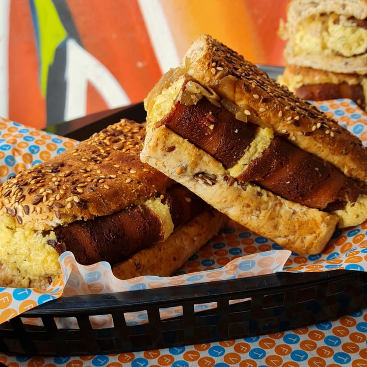 review photo of The Fussy Vegan Tofu Bacon Sub shared by @sunlitsoul on 08 Sep 2021 - review