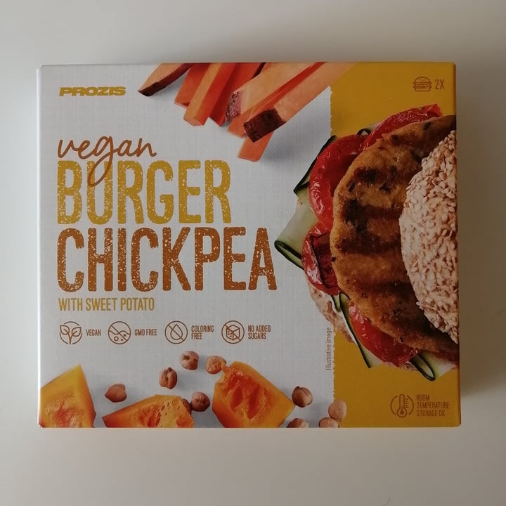 photo of Prozis Vegan Burger Chickpea With Sweet Potato shared by @carlottacroce on  12 Apr 2022 - review