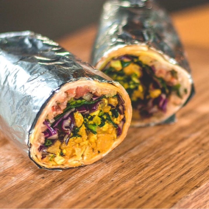 photo of Let's Veg All Day Breakfast Burrito shared by @veganguidejhb on  12 Sep 2021 - review