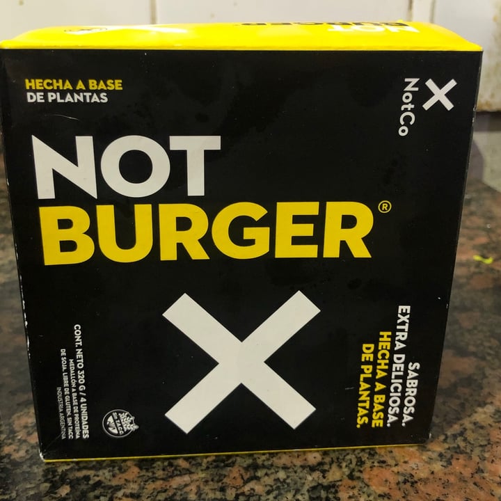 photo of NotCo Not Burger shared by @mbelengonzalez on  19 Nov 2020 - review