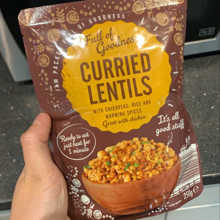review photo of Full of Goodness Curried Lentils shared by @stephtheveggie on 30 May 2020 - review