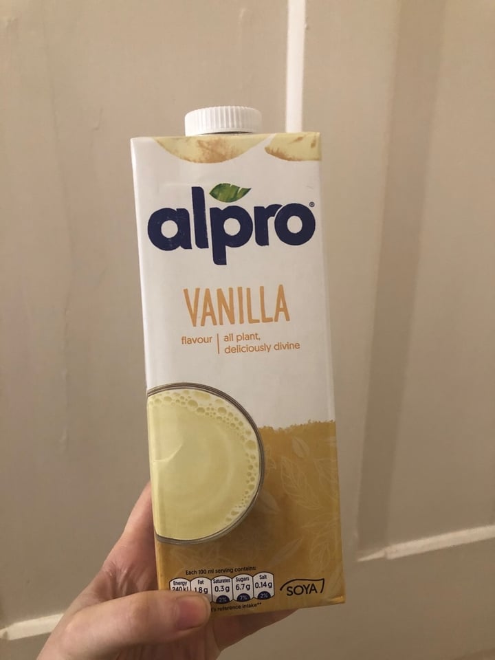 review photo of Alpro Vanilla Soy Milk shared by @minimallucy on 09 Jan 2020 - review