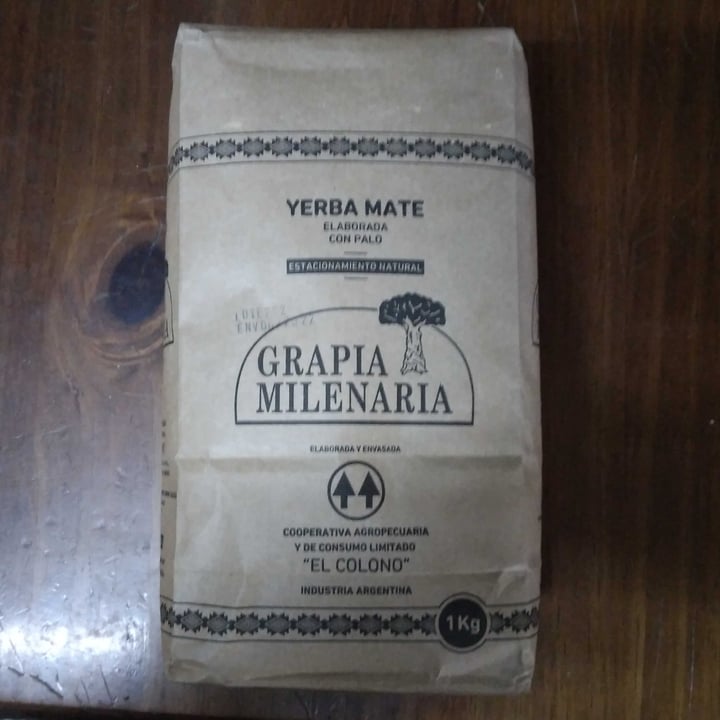 review photo of Grapia milenaria Grapia Milenaria- Yerba mate elaborada con palo shared by @sabry-mv on 30 Jul 2022 - review