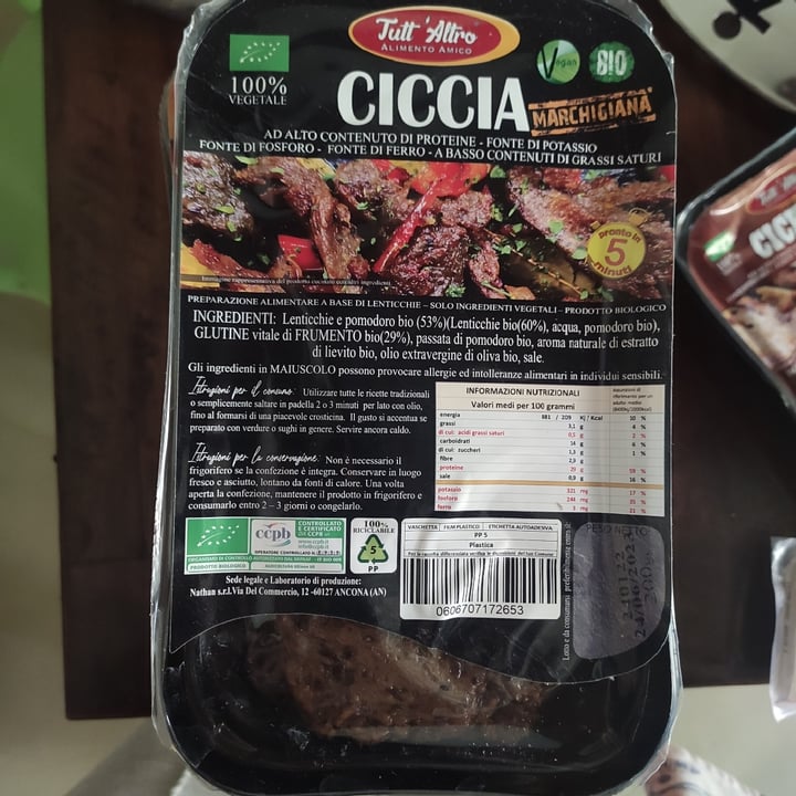 photo of TUTT' ALTRO Alimento Amico Ciccia marchigiana shared by @ortycola on  13 Mar 2022 - review