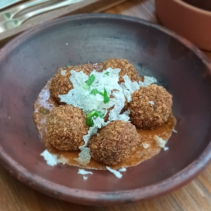 photo of Genius Central Singapore Eggplant Balls shared by @vegananu on  03 Feb 2022 - review