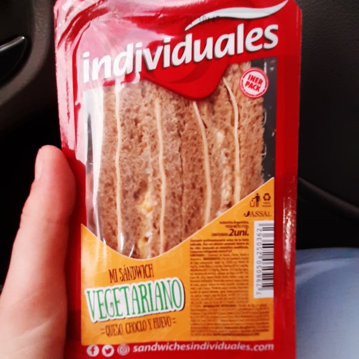 photo of Individuales Sandwich vegetariano shared by @moritaveggie on  08 Aug 2021 - review