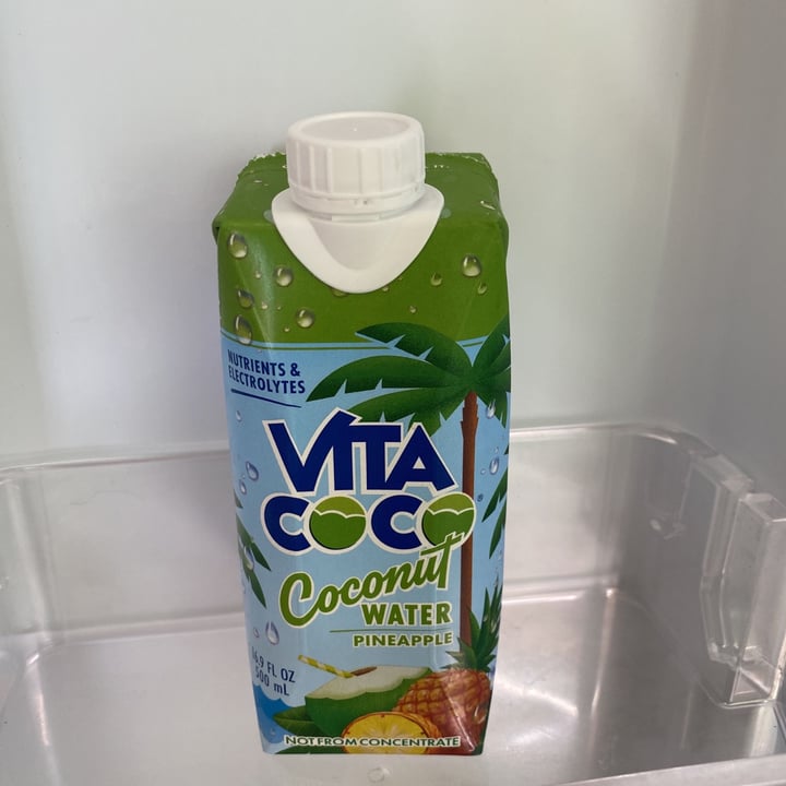 review photo of Vita Coco Pineapple Coconut Water shared by @taylorangell on 20 Aug 2021 - review