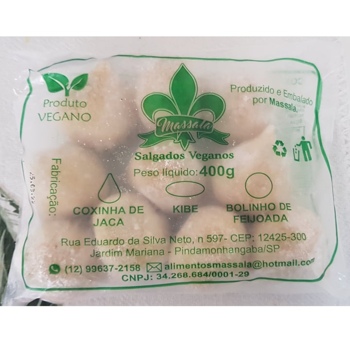 review photo of Massala Salgados Veganos Coxinha De Jaca shared by @rebecaribeirobraga on 10 Jun 2022 - review