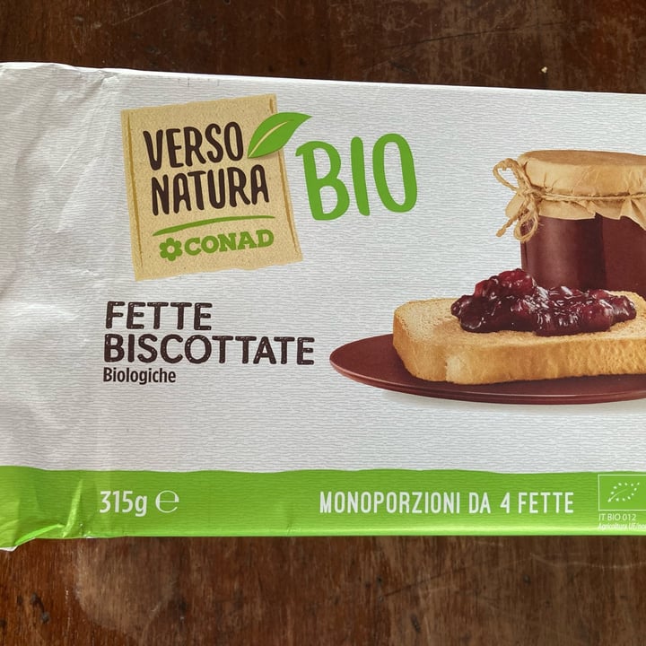 photo of Verso Natura Conad Veg Fette Biscottate shared by @manumanu on  31 May 2022 - review