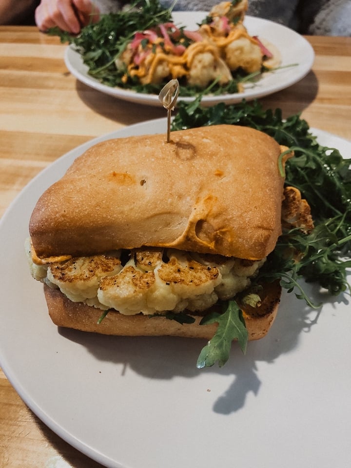 review photo of Reverie Cafe + Bar Cauliflower Po Boy shared by @corimiller on 26 Jan 2020 - review