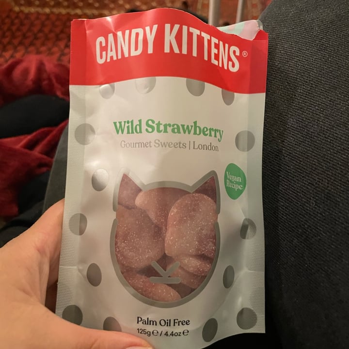 photo of Candy kittens Wild Strawberry shared by @kaythevegan on  17 Oct 2021 - review