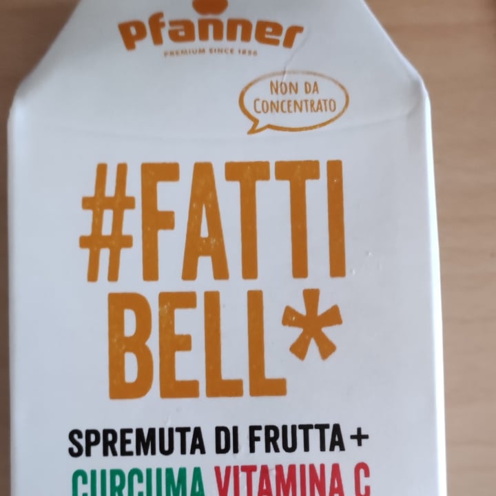 review photo of Pfanner #FattiBell* Spremuta di Frutta + Curcuma Vitamina C shared by @ilax on 26 Apr 2022 - review