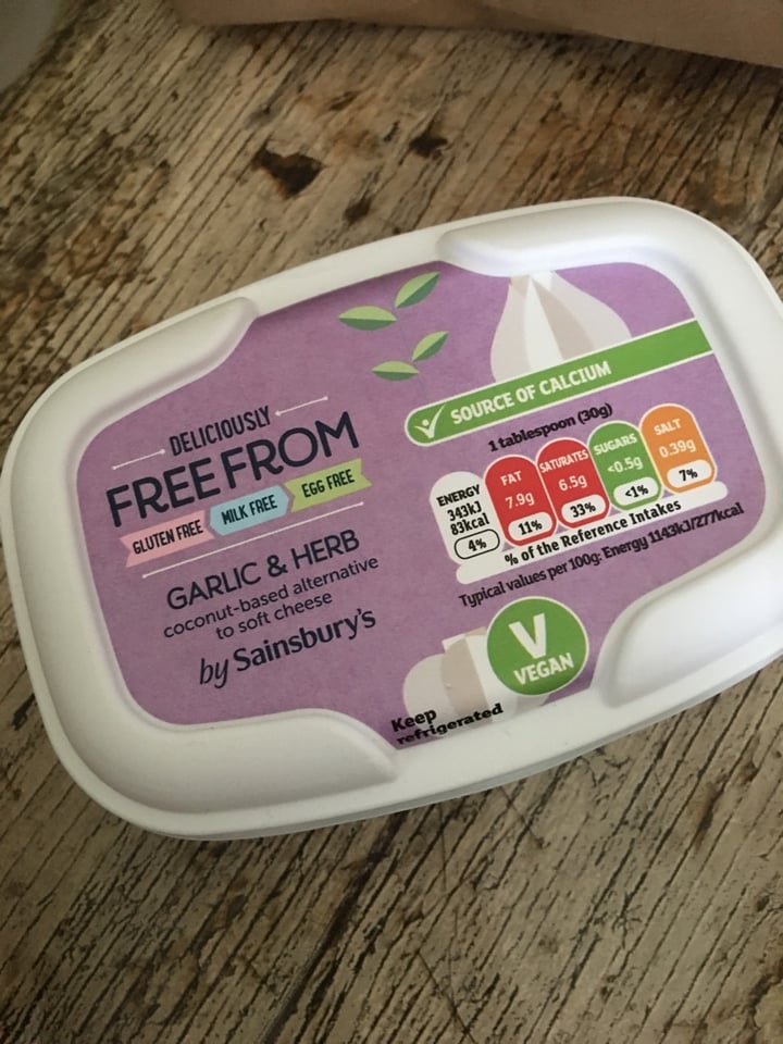 review photo of Sainsbury's Deliciously Free From Garlic & Herb shared by @agnavy on 03 Jan 2020 - review
