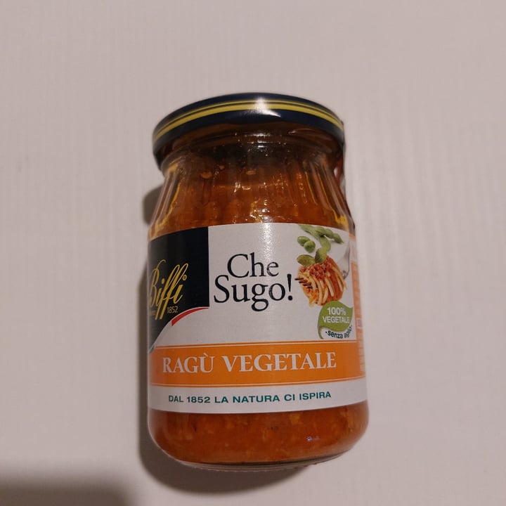 photo of Biffi Che Sugo! Ragù Vegetale (in vetro) shared by @giuliaarmellini on  13 Apr 2022 - review