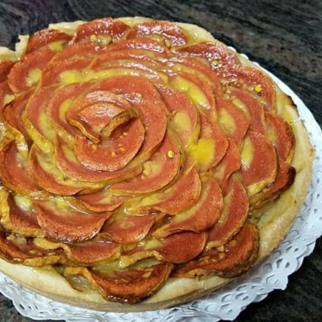 Foto del piatto “Tarta de guayaba y crema de maracuya”