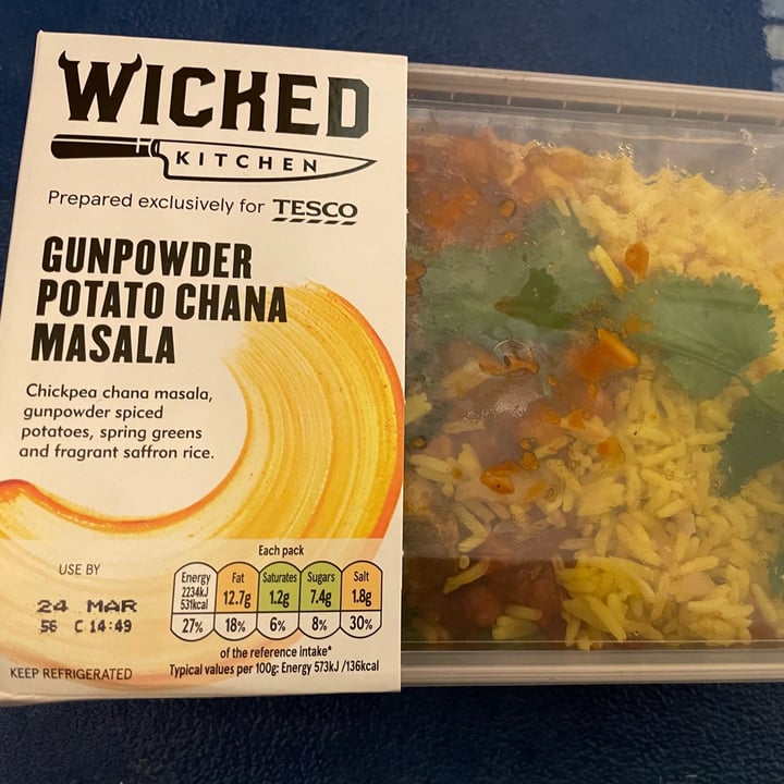 photo of Wicked Gunpowder Potato Chana Masala shared by @missykab on  20 Mar 2021 - review