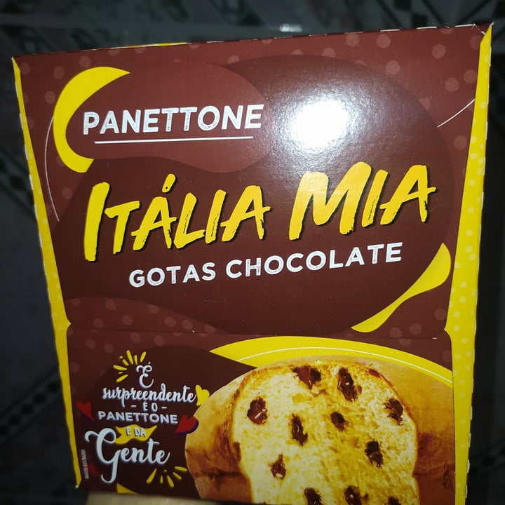photo of Italia mia Panettone com gotas sabor chocolate shared by @dudarodrigues on  10 Dec 2022 - review