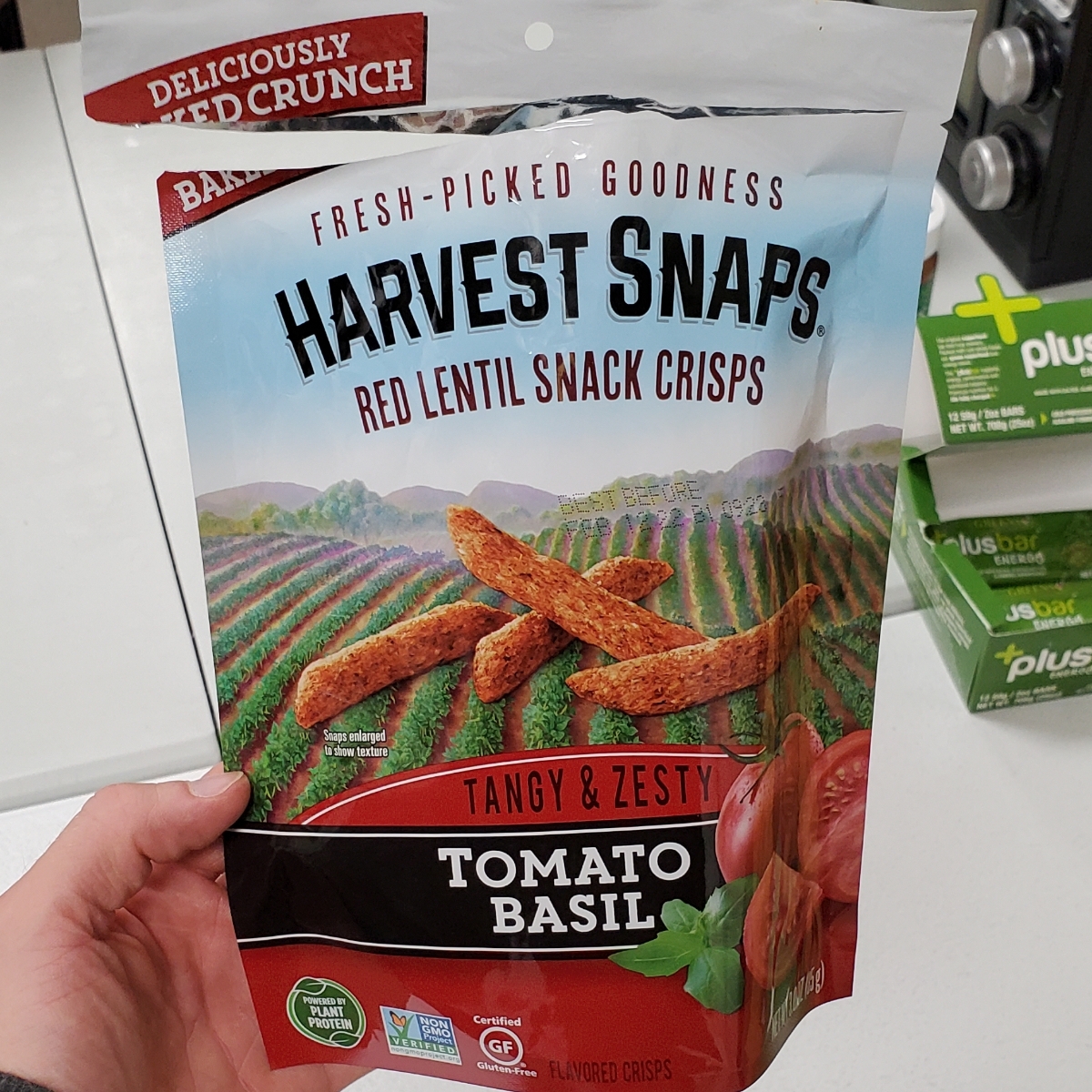 Harvest Snaps Tomato basil red lentil crisps Reviews abillion