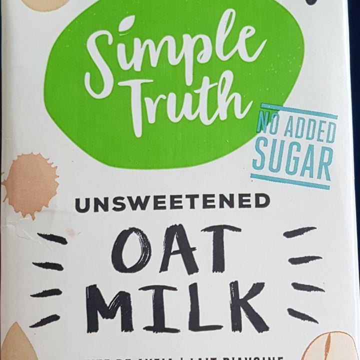 photo of Simple Truth Oat Milk shared by @jtbosman10 on  08 Aug 2020 - review