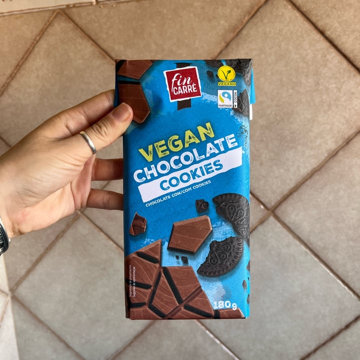 review photo of Fin CarrΓ© Chocolate vegano con cookies shared by @marta12 on 18 Sep 2022 - review